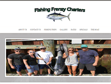 Tablet Screenshot of bostonfishingfrenzy.com